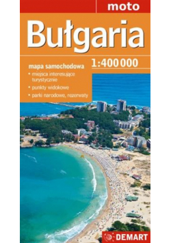 Bułgaria - mapa samochodowa 1:400 000