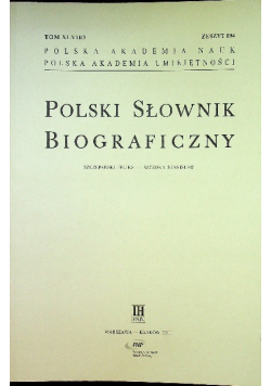 Polski słownik biograficzny Tom XLVII / 3 Zeszyt 194