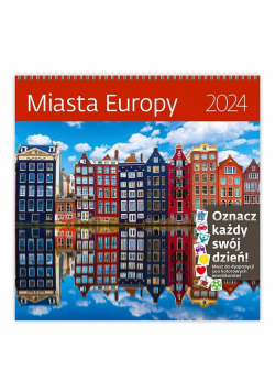 Kalendarz 2024 30x30 Miasta Europy HELMA