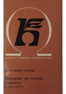 Hiszpania po wojnie domowej (1939 - 1971)