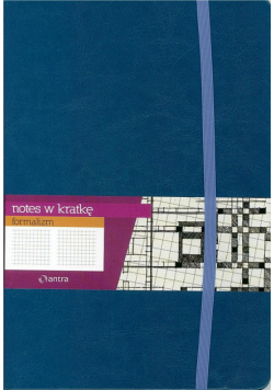Notes A5 Kratka Formalizm Granatowy ANTRA