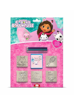 Pieczątki Koci domek Gabi blister 5 sztuk