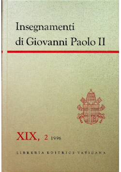 Insegnamenti di Giovanni Paolo II XIX część 2 1996