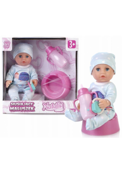 Lalka Natalia siusiający maluszek 17 cm