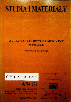 Wykaz Zabytkowych Cmentarzy w Polsce