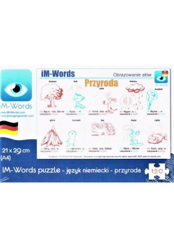 iM-Words Puzzle 120 Niemiecki - Przyroda