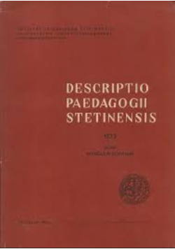 Descriptio paedagogii stetinensis