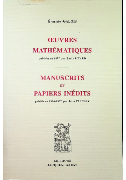 Oeuvres mathematiques