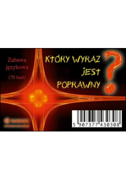 Który wyraz jest poprawny? karty HARMONIA