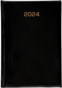 Kalendarz 2024 dzienny A5 Baladek czarny