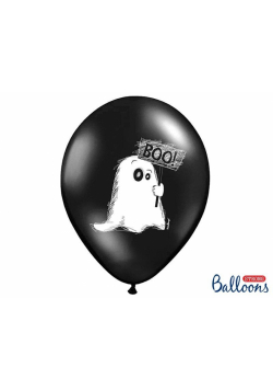 Balony Duszek Pastel Black 30cm 50szt