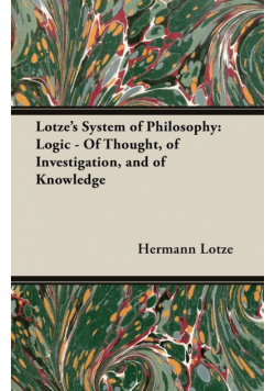 Lotze's System of Philosophy