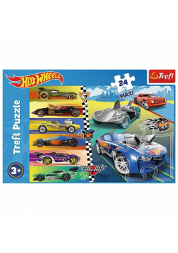 Puzzle 24 maxi Szybkie Hot Wheels TREFL
