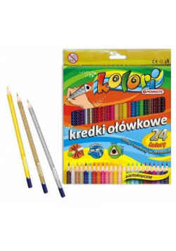 Kredki Premium Kolori 24 kolory PENMATE