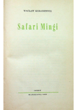 Safari Mingi