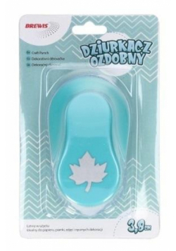 Dziurkacz ozdobny - Liść 3,8cm MIX