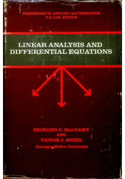 Linear analysis and differential equations