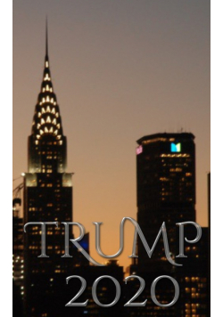 Trump-2020  Chrysler  Building New York City Sir Michael writing Drawing Journal.