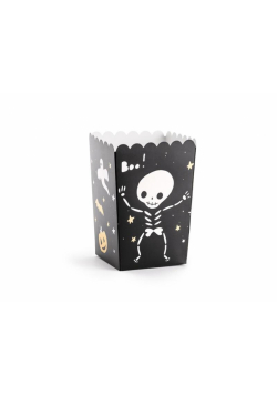 Pudełko na popcorn BOO! 7x7x12.5cm 6szt