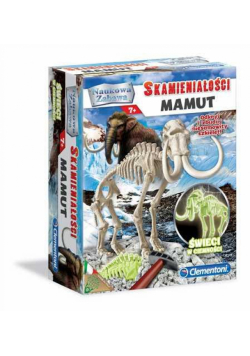 Naukowa zabawa. Skamieniałości. Mamut fluoresc