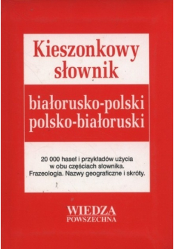 Kieszonkowy słownik białorusko - polski  polsko - białoruski
