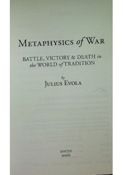 Metaphysics of War