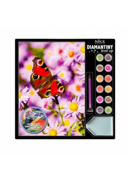 Mozaika diamentowa Level Up - Motyl