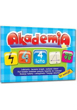 Akademia - 4 lata + 32 naklejki Greg
