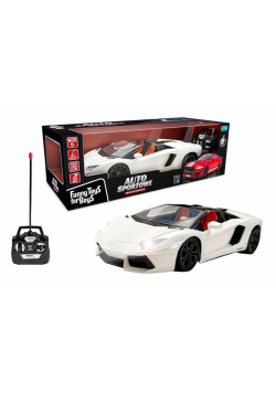Auto sportowe zdalnie sterowane biel Toys For Boy