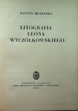 Litografia Leona Wyczółkowskiego