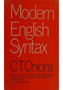 Modern English Syntax