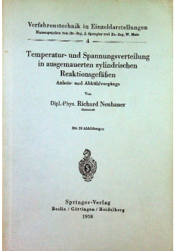 Temperatur und spannungsverteilung