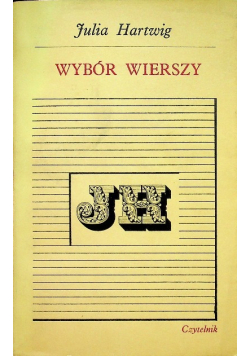 Hartwig Wybór wierszy