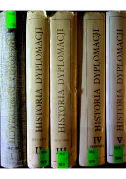Historia dyplomacji tom I do V
