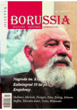 Borussia Nr 36 Kultura historia literatura