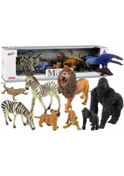 Zestaw figurek zwierząt safari