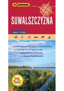 Suwalszczyzna Mapa turystyczna 1:75 000