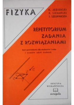 Fizyka repetytorium zadania z rozwiązaniami