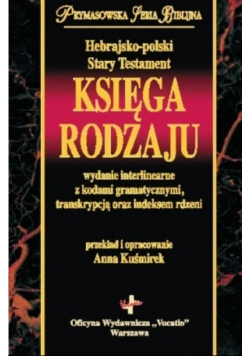 Hebrajsko polski Stary Testament Księga rodzaju wydanie interlinarne