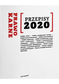 Prawo Karne Przepisy 2020