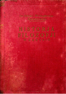 Historja filozofji w zarysie 1930 r.