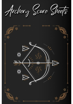 Archery Score Sheets Book