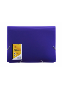 Teczka z przegródkami A4 PP-104 fioletowa PENMATE
