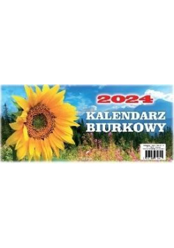 Kalendarz 2024 biurkowy poziomy stojący