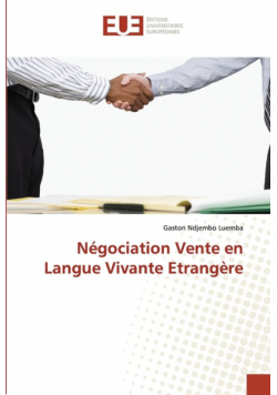 Négociation Vente en Langue Vivante Etrangère