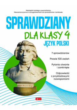 Sprawdziany dla klasy 4 Język Polski