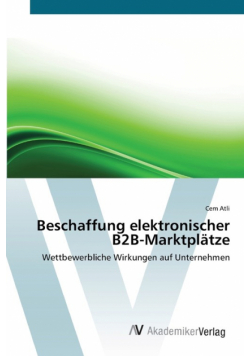 Beschaffung elektronischer B2B-Marktplätze