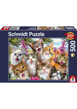 Puzzle PQ 500 Koty robią selfie G3