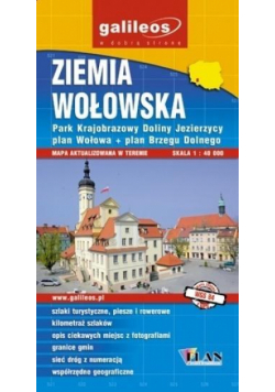 Mapa turystyczna - Ziemia Wołowska 1:40 000