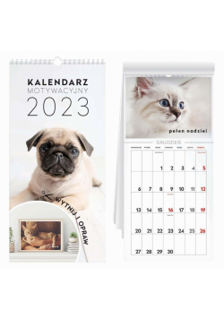 Kalendarz 2023 motywacyjny Zwierzaki